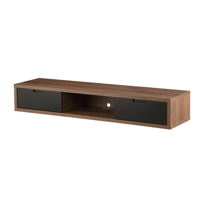 Air Entertainment Unit, Wall Mount, Entertainment Unit, 1500mm Dark Oak by Criterion - Home Living Store - Floating TV Cabinet