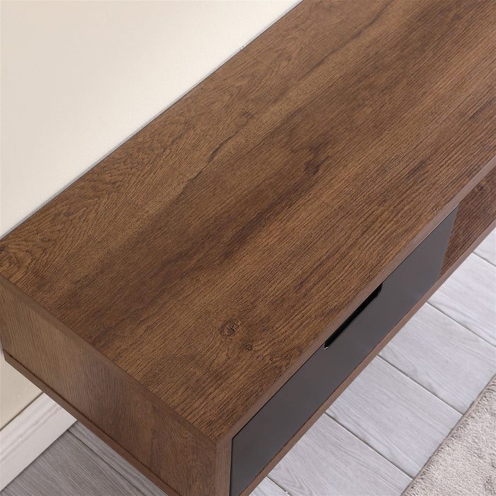 Air Entertainment Unit, Wall Mount, Entertainment Unit, 1500mm Dark Oak by Criterion - Home Living Store - Floating TV Cabinet
