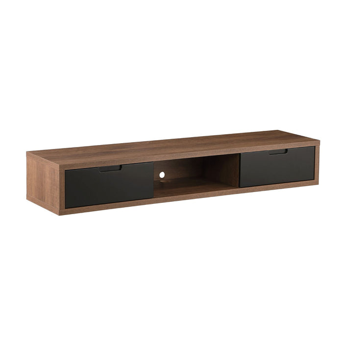 Air Entertainment Unit, Wall Mount, Entertainment Unit, 1500mm Dark Oak by Criterion - Home Living Store - Floating TV Cabinet