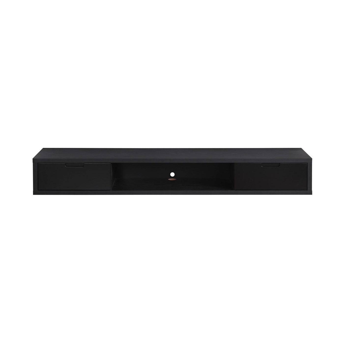 Air 1800 Wall Mount TV Unit, Entertainment Unit Black Oak by Criterion ...