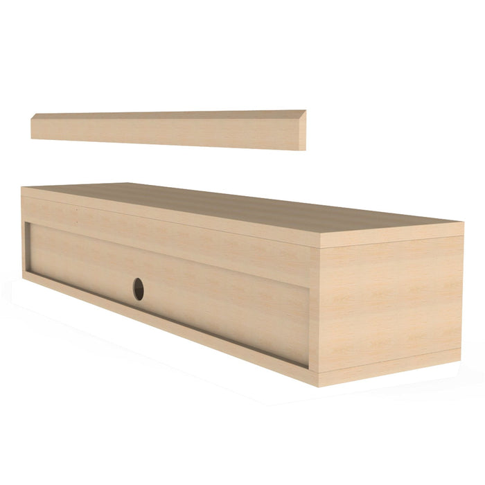 Air Entertainment Unit, Wall Mount, Entertainment Unit, 1800mm Oak by Criterion - Home Living Store - Entertainment Unit