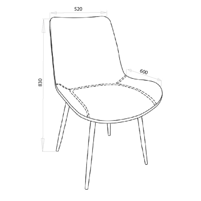 Apollo Dining Chair - Home Living Store - Dining Chair