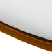 One Bar Stools Gas Lift Leather w/Armrest White -Home Living Store - -  