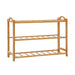 Artiss 3 Tiers Bamboo Shoe Rack Storage Organiser Wooden Shelf Stand Shelves -Home Living Store - -  