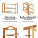 Artiss 3 Tiers Bamboo Shoe Rack Storage Organiser Wooden Shelf Stand Shelves -Home Living Store - -  