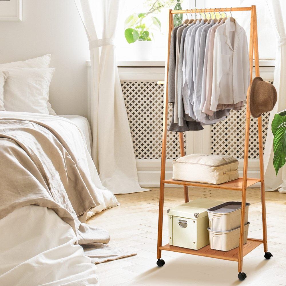 Bamboo cloth rack online