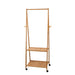 Artiss Bamboo Hanger Stand Wooden Clothes Rack Display Shelf -Home Living Store - -  