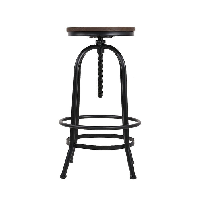 Artiss Bar Stools Adjustable Wood Chairs -Home Living Store - -  