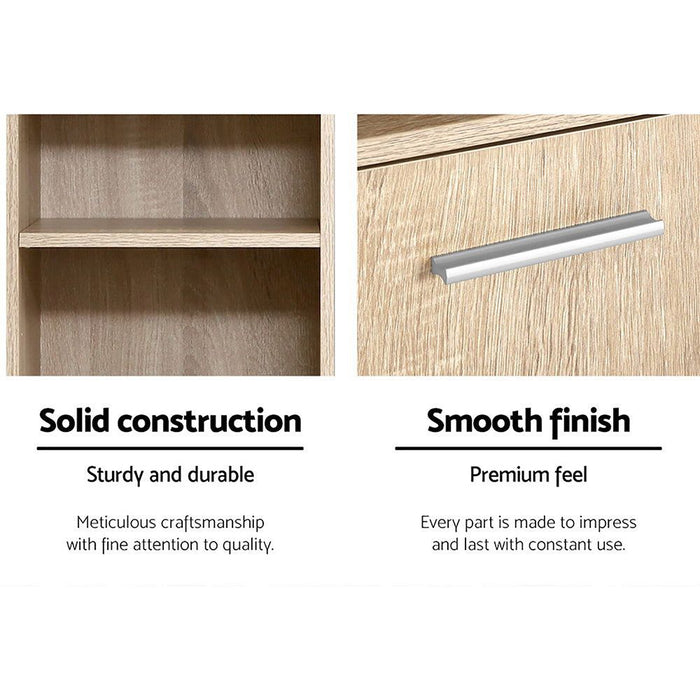 Artiss Bathroom Cabinet Storage 185cm Wooden -Home Living Store - -  