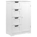 Artiss Bathroom Cabinet Storage Drawers White -Home Living Store - -  