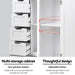 Artiss Bathroom Cabinet Storage Drawers White -Home Living Store - -  