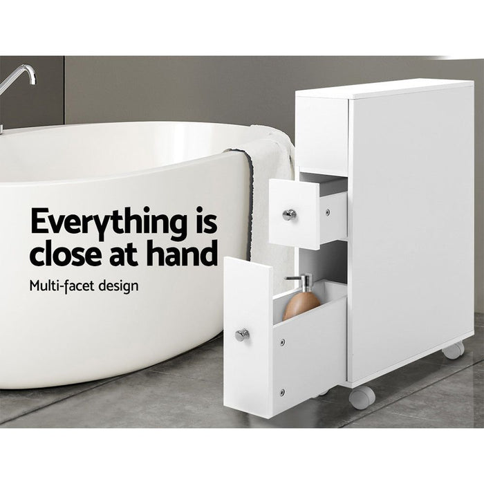 Artiss Bathroom Cabinet Storage Toilet Organiser -Home Living Store - -  