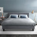 Artiss Bed Frame Double Size Grey NEO -Home Living Store - -  