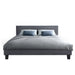 Artiss Bed Frame Double Size Grey NEO -Home Living Store - -  