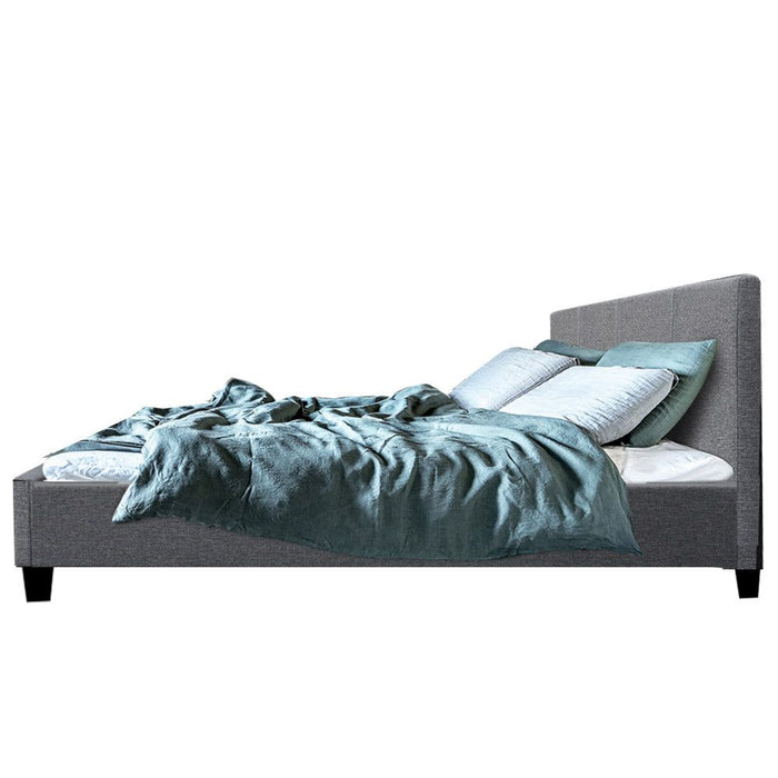 Artiss Bed Frame Double Size Grey NEO -Home Living Store - -  