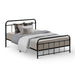 Artiss Bed Frame Metal Frames LEO - King Single(Black) -Home Living Store - -  