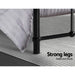 Artiss Bed Frame Metal Frames LEO - Single (Black) -Home Living Store - -  