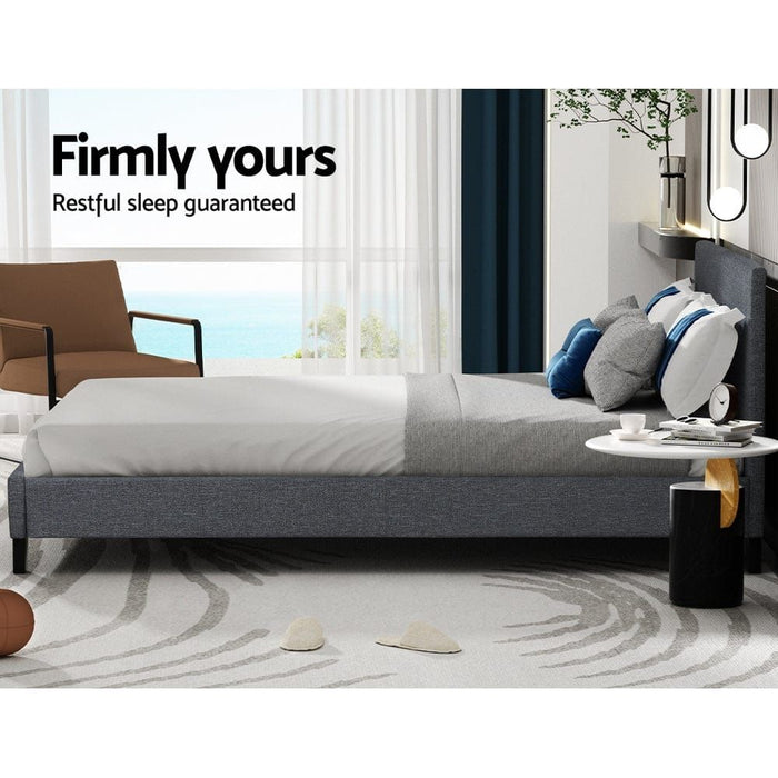 Artiss Bed Frame Queen Size Grey NEO -Home Living Store - -  