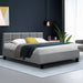 Artiss Bed Frame Queen Size Grey TINO -Home Living Store - -  