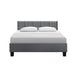 Artiss Bed Frame Queen Size Grey TINO -Home Living Store - -  