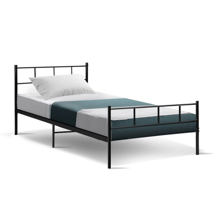 Artiss Bed Frame Single Metal Bed Frames SOL -Home Living Store - -  