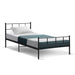 Artiss Bed Frame Single Metal Bed Frames SOL -Home Living Store - -  