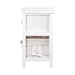 Artiss Bedside Table 1 Drawer with Basket Rustic White X2 -Home Living Store - -  