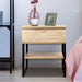 Artiss Bedside Table 1 Drawers with Shelf - CASEY -Home Living Store - -  
