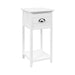 Artiss Bedside Table Vintage - THYME White -Home Living Store - -  