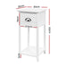 Artiss Bedside Table Vintage - THYME White -Home Living Store - -  