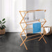 Artiss Clothes Rack Airer Foldable Bamboo Drying Laundry Dryer Garment Hanger -Home Living Store - -  
