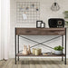 Artiss Console Table 2 Drawers Walnut Marconi -Home Living Store - -  
