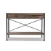 Artiss Console Table 2 Drawers Walnut Marconi -Home Living Store - -  