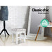 Artiss Dressing Table Stool Bedroom White Make Up Chair Fabric Furniture -Home Living Store - -  