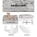 Artiss Dressing Table Stool Bedroom White Make Up Chair Fabric Furniture -Home Living Store - -  