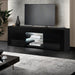 Artiss Entertainment Unit TV Cabinet LED 130cm Black Angus -Home Living Store - -  