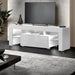 Artiss Entertainment Unit TV Cabinet LED 130cm White Elo -Home Living Store - -  