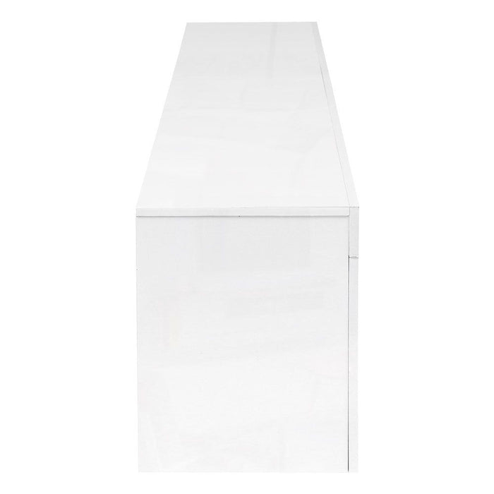 Artiss Entertainment Unit TV Cabinet LED 130cm White Elo -Home Living Store - -  