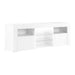 Artiss Entertainment Unit TV Cabinet LED 145cm White Angus -Home Living Store - -  
