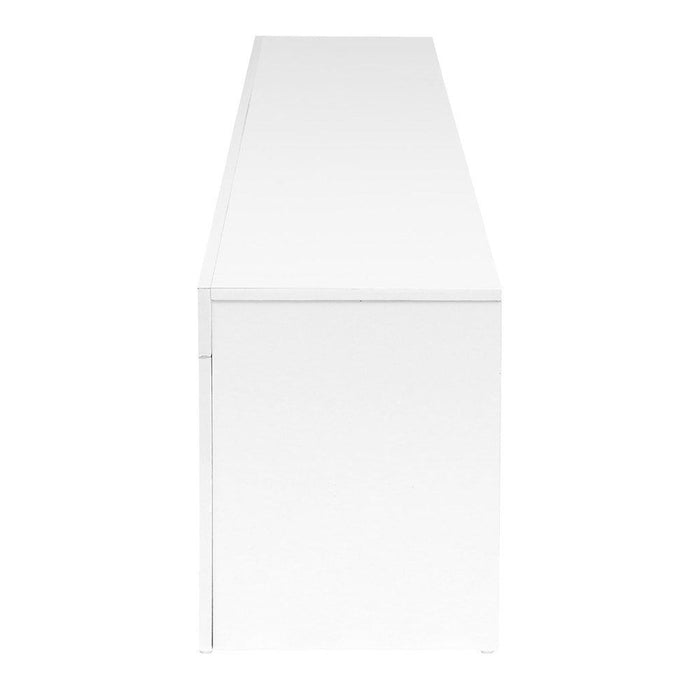 Artiss Entertainment Unit TV Cabinet LED 145cm White Angus -Home Living Store - -  