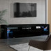 Artiss Entertainment Unit TV Cabinet LED 189cm Black Elo -Home Living Store - -  