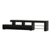 Artiss Entertainment Unit TV Cabinet LED 215cm Black Caya -Home Living Store - -  