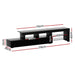 Artiss Entertainment Unit TV Cabinet LED 215cm Black Caya -Home Living Store - -  