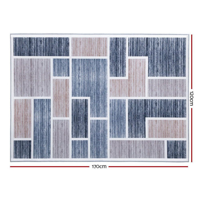 Artiss Floor Rug 120x170 Mat Carpet Short Pile Oblo -Home Living Store - -  