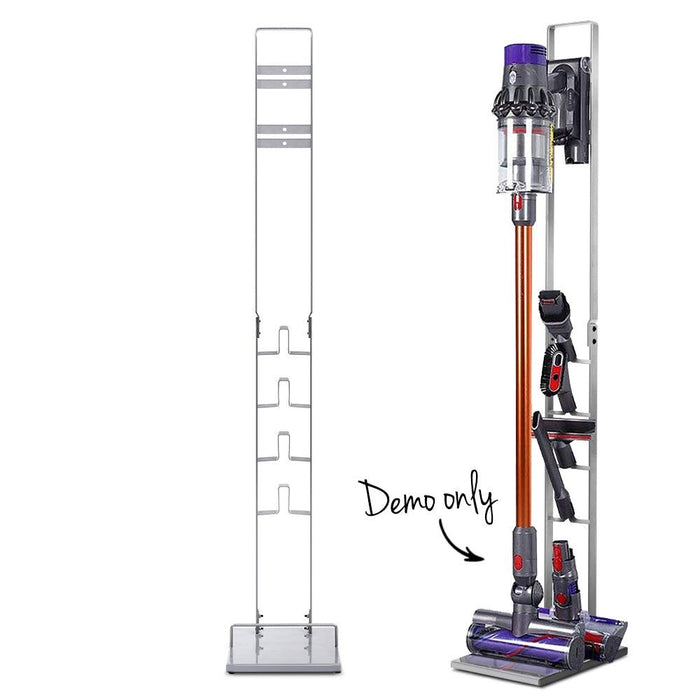 Artiss Freestanding Dyson Vacuum Stand Rack Holder for Dyson V6 V7 V8 V10 V11 V12 Silver -Home Living Store - -  