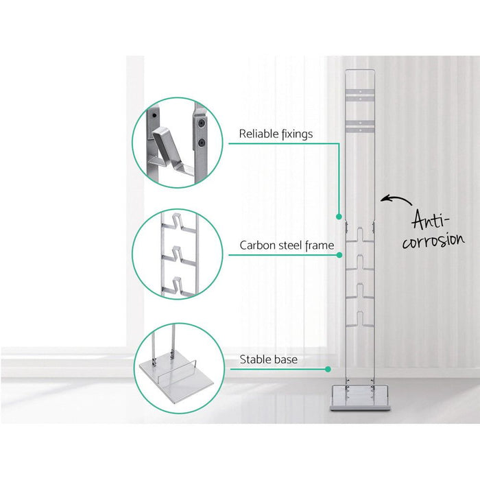 Artiss Freestanding Dyson Vacuum Stand Rack Holder for Dyson V6 V7 V8 V10 V11 V12 Silver -Home Living Store - -  