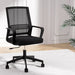 Artiss Mesh Office Chair Computer Gaming Desk Chairs Work Study Mid Back Black -Home Living Store - -  