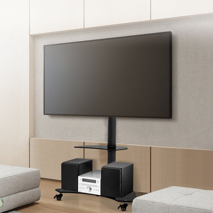 Artiss Mobile TV Stand for 32"-70" TVs Mount Bracket Portable Solid Trolley Cart -Home Living Store - -  