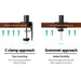 Artiss Monitor Arm Mount 32" Black -Home Living Store - -  