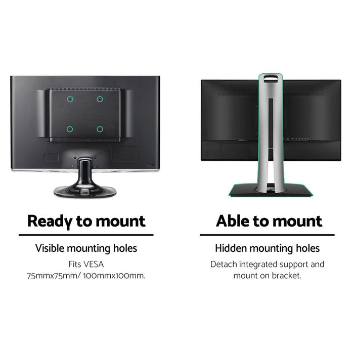 Artiss Monitor Arm Mount 32" Black -Home Living Store - -  